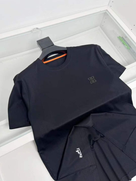 МУЖСКАЯ ФУТБОЛКА HERMES  77389 фото анонса