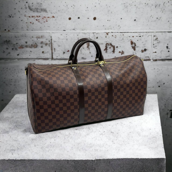 Дорожная сумка LOUIS VUITTON Damier Keepall 55 00008 фото анонса