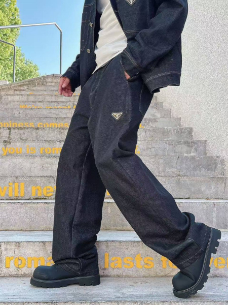 МУЖСКИЕ ДЖИНСЫ PRADA  82375 фото анонса