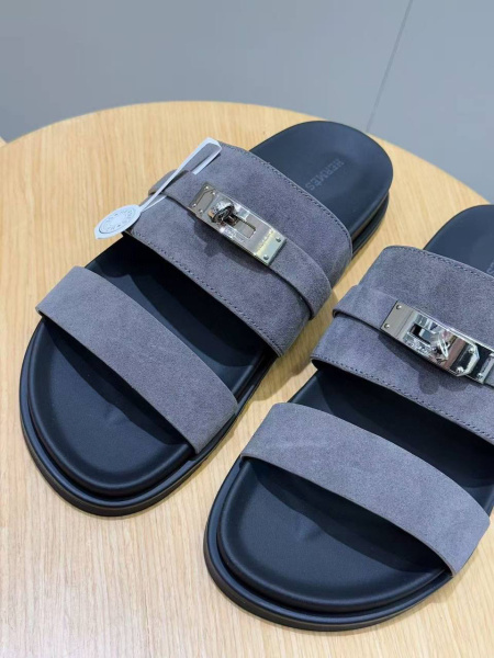 МУЖСКИЕ ШЛЕПКИ HERMES  78121 фото анонса