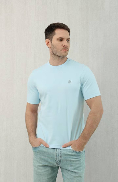 МУЖСКАЯ ФУТБОЛКА BRUNELLO CUCINELLI  73462 фото анонса