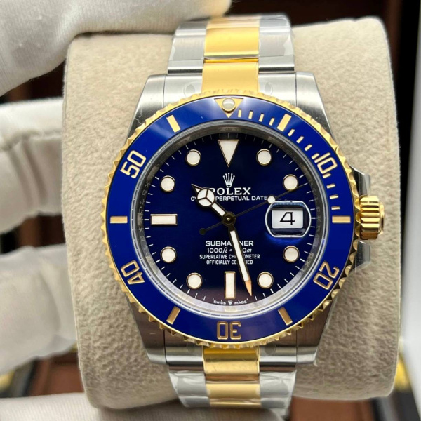 ЧАСЫ ROLEX SUBMARINER BLUE DIAL  69362 фото анонса