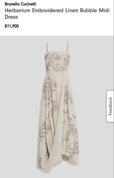 ПЛАТЬЕ BRUNELLO CUCINELLI  76282 фото анонса