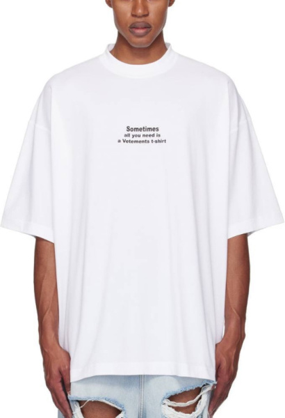 МУЖСКАЯ ФУТБОЛКА VETEMENTS 