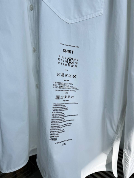 МУЖСКАЯ РУБАШКА MAISON MARGIELA  78336 фото анонса