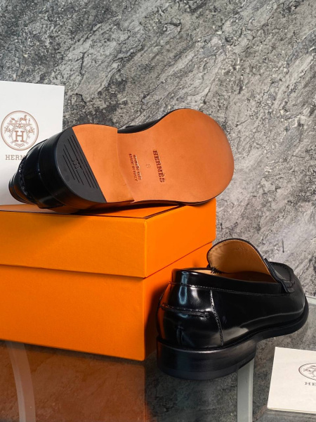 МУЖСКИЕ ЛОФЕРЫ HERMES  73097 фото анонса