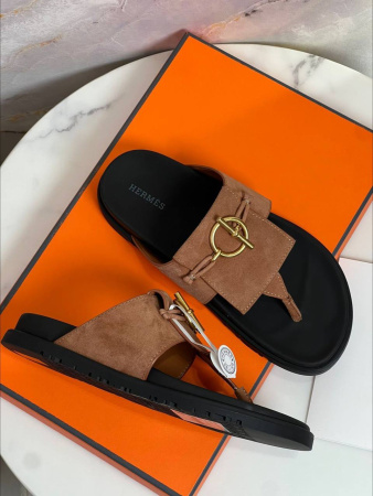 ШЛЕПКИ HERMES  75281 детальное фото товара
