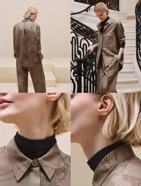 РУБАШКА HERMES  73487 фото анонса