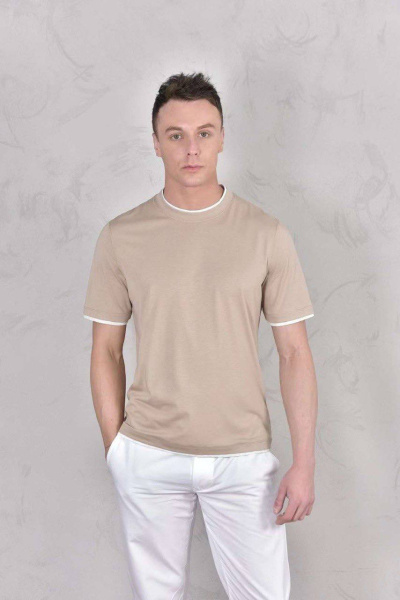 МУЖСКАЯ ФУТБОЛКА BRUNELLO CUCINELLI  69209 фото анонса